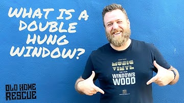 What is a Double Hung Window / The Anatomy of a Vintage Wood Window / A Wood Window Rescue
