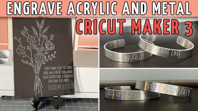 Engraving Acrylic With Cricut Maker - Easy Holiday Gift - Anika's DIY Life