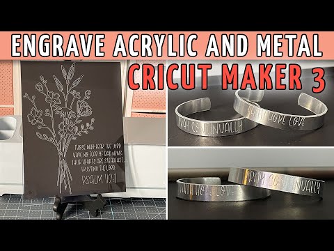 Aluminum Engraving With The Cricut Maker - Angie Holden The