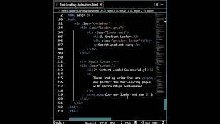 Fast Loading Animations using HTML and CSS #coding #codingbat #javacoding #programming