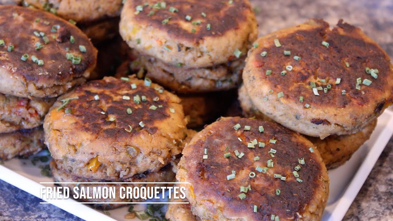Fried Salmon Croquettes / Canned Salmon Recipe YouTube