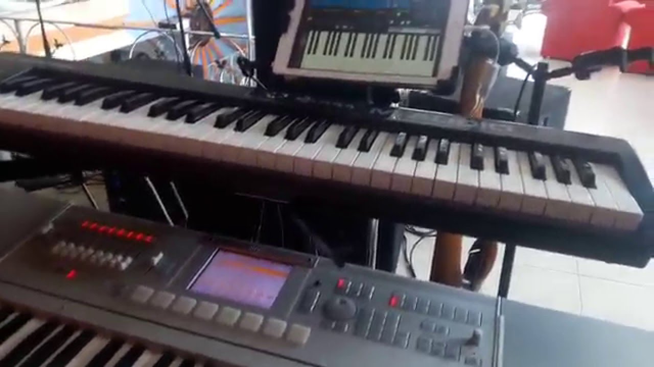 SAMPLES IPAD VS KORG M3  TUTORIAL COMO CONECTAR TU IPAD