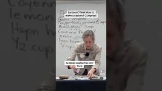 Barbara O’Neill How to make a Caster oil compress