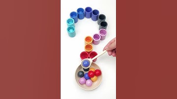 Satisfying Color Sorting ASMR #relaxing #asmr #oddlysatisfying