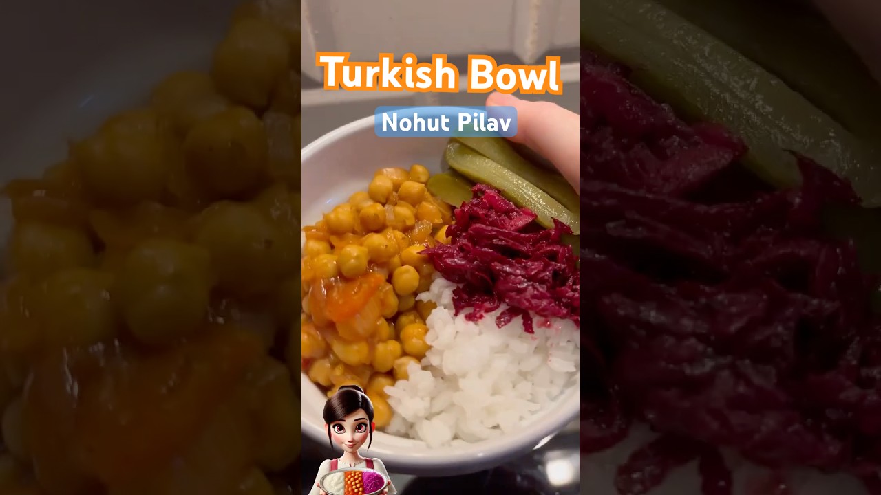 En iyi versiyonuyla nohut pilav yemeği - Turkish Bowl 