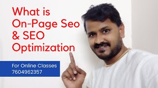 What is On-Page SEO (Tamil) SEO for Beginners and How to Optimize your On-Page SEO | SEO Checklist