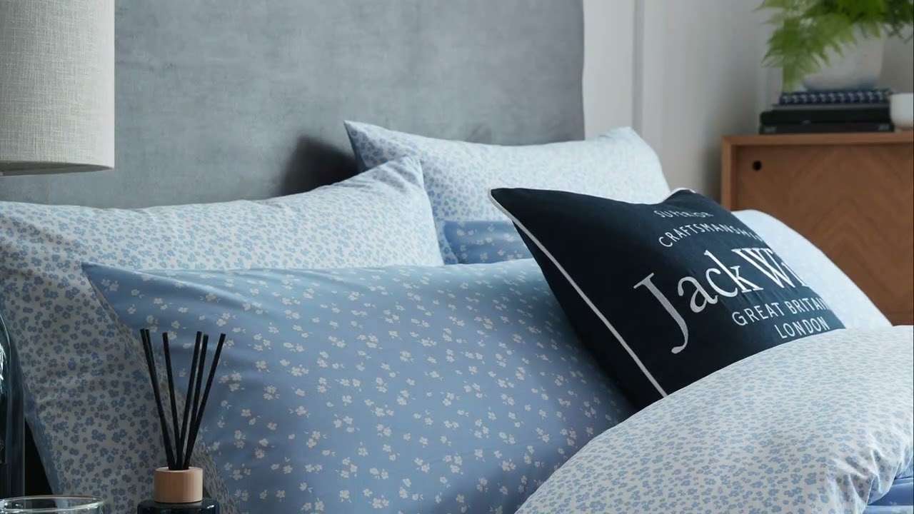 JACK WILLS Ditsy Floral Blue Duvet Cover Set