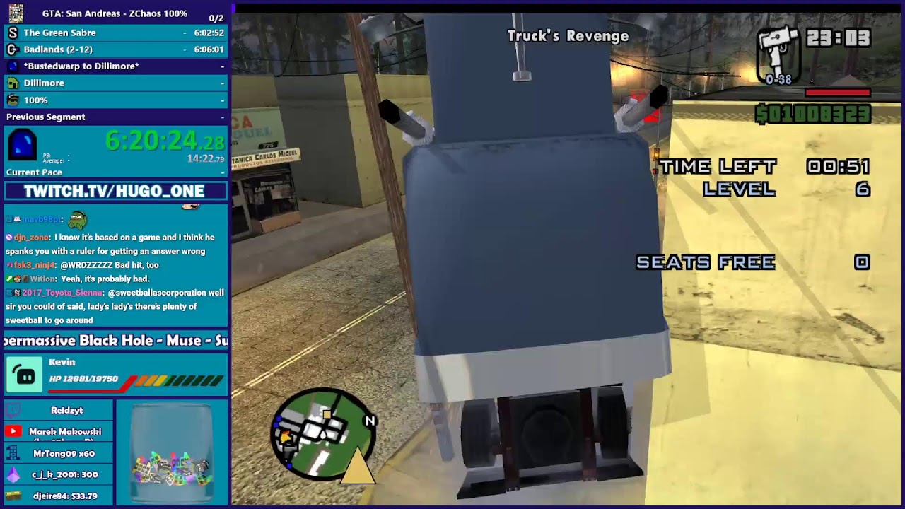 GTA San Andreas 100% ZChaos Part 2