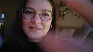 ASMR | Relaxing personal attention ✨ (face touching & brushing, word repetition, whispered) swedish