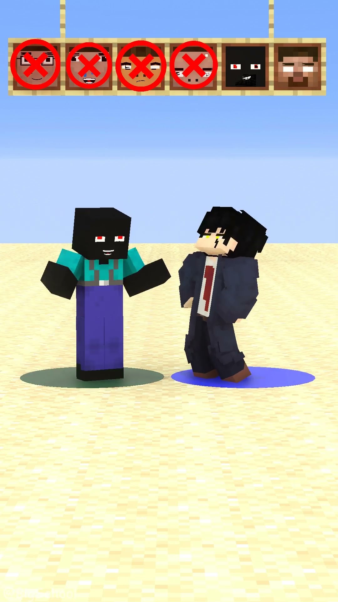 Help Herobrine have strength to win against Saitama! ?