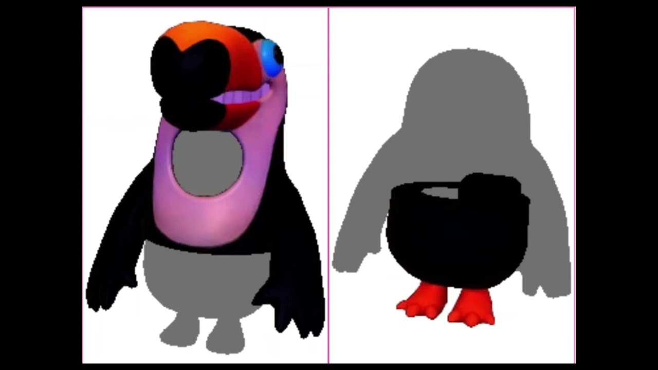 Fall guys toucan costume