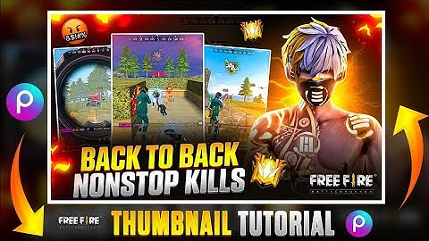 🔥How To Make Free Fire Thumbnail InPicsArt 2025😱 |Free Fire ThumbnailEditing Tutorial Hindi