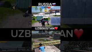 Uzbekistan🇺🇿 vs Russia🇷🇺 //tdm🔥 //-PUBG MOBILE#pubg #pubgmobile #tdm #shorts