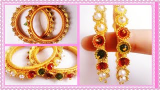 #HouseofFashion#DIY How To Make Latest Silk thread Bangles