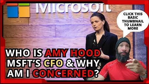 Wie is Amy Hood, CFO van Microsoft? | Carrière & Mijn Zorgen | Discussie