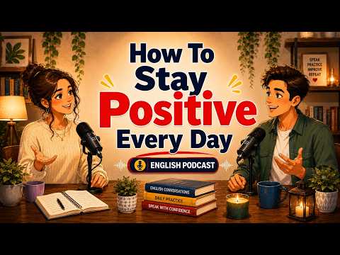 How To Stay Positive in English? Real Life Conversation Practice| Speak English