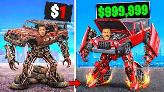 Every Time I Crash, My TRANSFORMER Car Upgrades in GTA 5