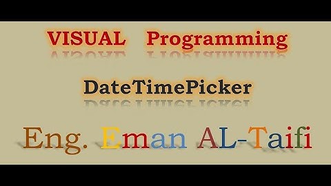 أداة التاريخ والوقت   | datetimepicker