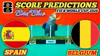 SPAIN VS BELGIUM || WORLD CUP 2026 || SCORE PREDICTIONS