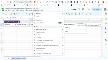 Walkthrough Forms - Autocrat