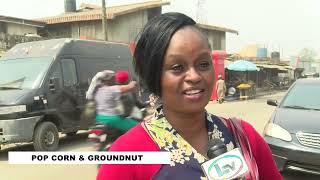 Guguru And Epa As A Common Snack In Lagos