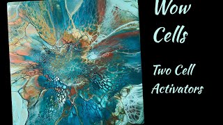 (858) Bloom Technique, Awesome Cells, Acrylic Paint Pouring