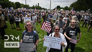 Veterans and Community Protest Trump’s Federal Cuts and Immigration Policies in D.C. | AM1N
