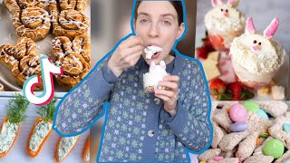 TESTING EASTER TIKTOK FOOD HACKS 🌸 (ones that are actually good and tasty)