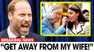 William FURIOUS After Camilla FORCES Kate to Lend Her Royal Tiara