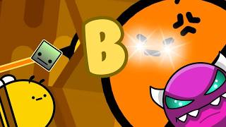 I  Beat B First Medium Demon ( geometry dash )