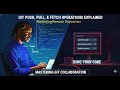 How git push, pull &amp; fetch works !! Explained with Demo #git