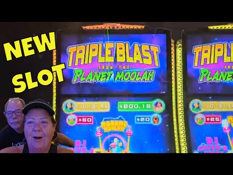 NEW SLOT TRIPLE BLAST from the PLANET MOOLAH'S Latest Slot Sensation