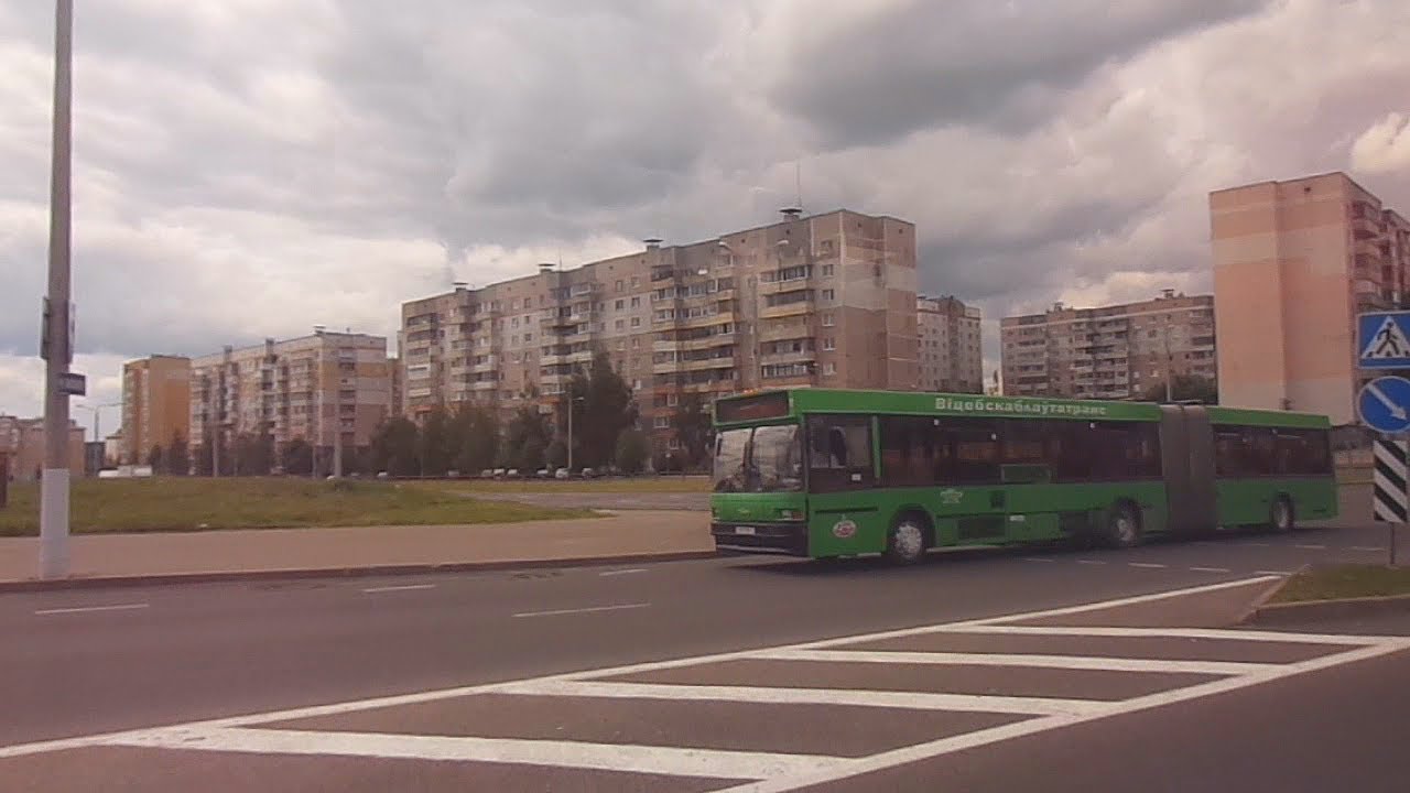 Автобус №29 (Витебск 2017). Медцентр - Керамзитовый завод.