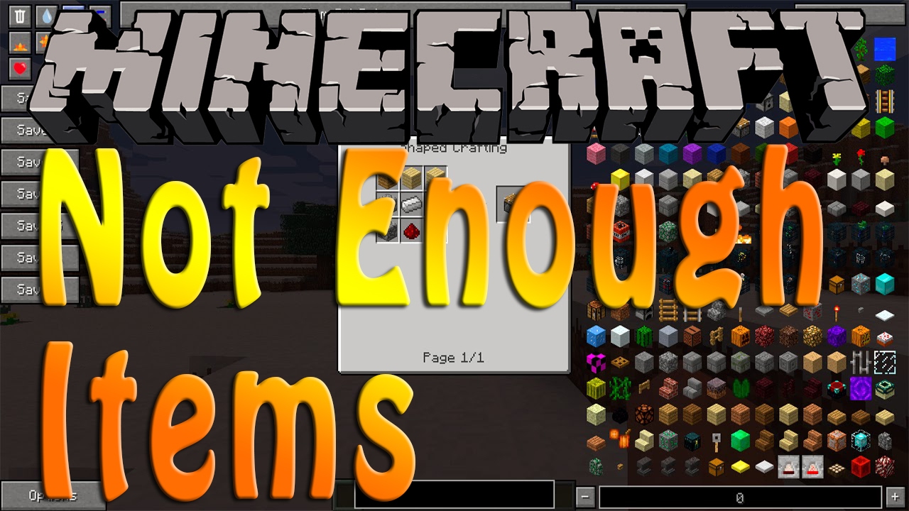 not enough items mod forge 1.7.10