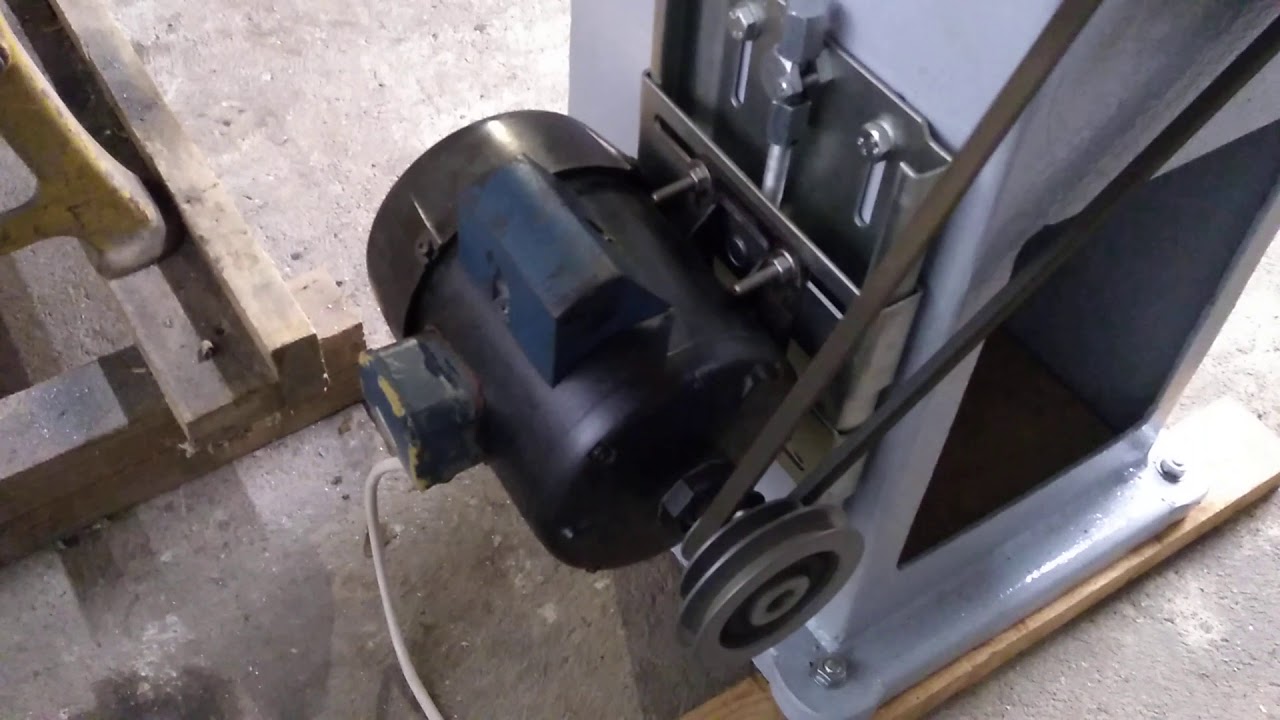 Electric motor slide base plate (Dunlop BTL SM90/112) fitted to Ajax