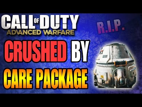 ADVANCED WARFARE : CRUSHED BY A CARE PACKAGE! LOL