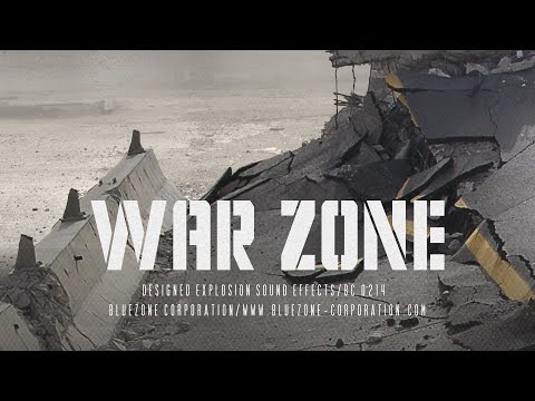 War Zone Designed Explosion Sound Effects