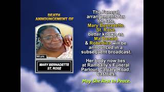 Mary Bernadette St  Rose  short 1