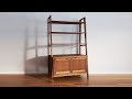 How To Make A Mid Century Modern Bookcase | Woodworking