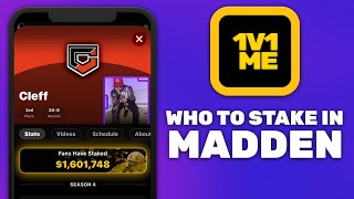 Who to Stake in the 1v1Me Madden League
