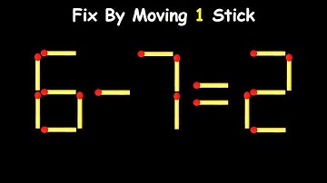 20 Difficult Matchstick Puzzles Only People with High IQ Can Solve