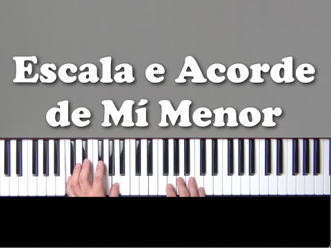 Teclado Aula 7 - Escala de Mí menor e Tríade de Em - YouTube