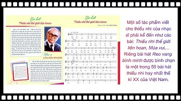 THƯỜNG THỨC ÂM NHẠC: NHẠC SĨ LƯU HỮU PHƯỚC VÀ BÀI HÁT REO VANG BÌNH MINH - ÂM NHẠC 4 KNTT