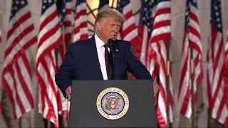 FORMAL ACCEPTANCE: President Trump closes out RNC