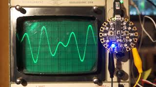 Adafruit Circuit Playground Express Waveform Synth in CircuitPython