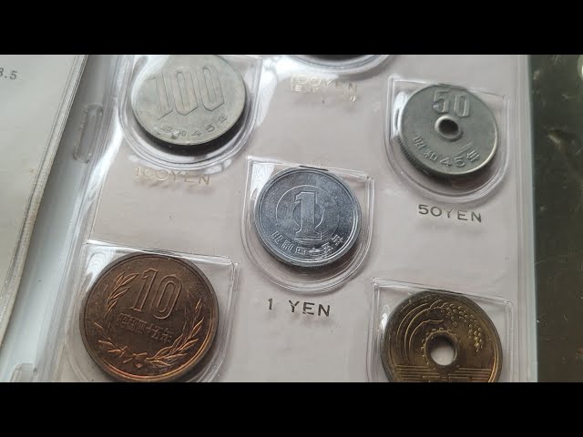 Japan Uncirculated coin Set 1970 - YouTube