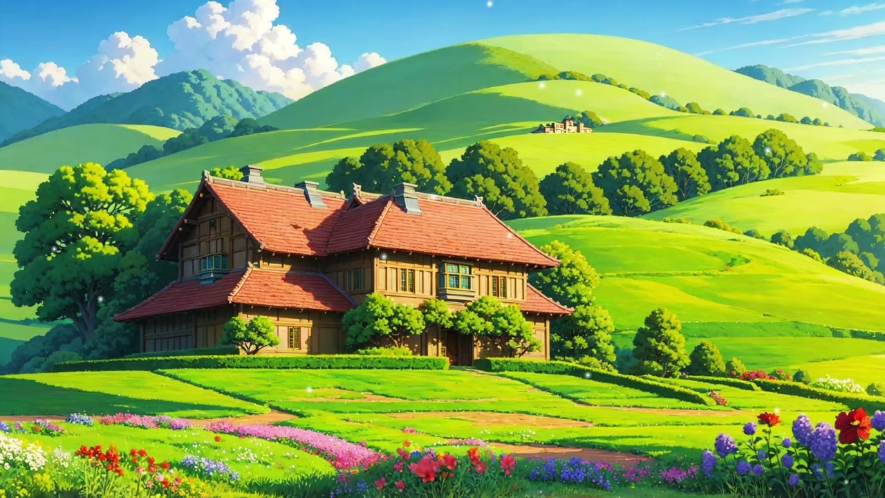 Lofi Retreat [Ghibli]🌊| Lofi district chill mix