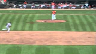 2012/07/14 Hardy's heads-up throw