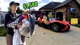 I Filled my ENTIRE Car At This Millionaire's Yard Sale