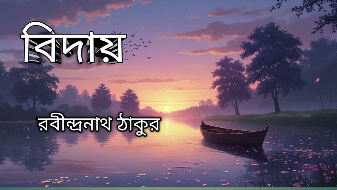 বিদায়|| রবীন্দ্রনাথ ঠাকুর।। বাংলা কবিতা।। কবিতা মঞ্জুরী।।